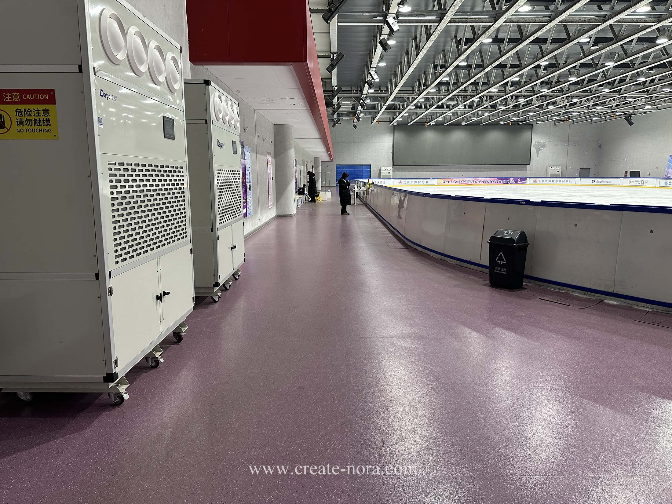 the photo of nora rubber flooring in Wukesong Ice Sports Center 7